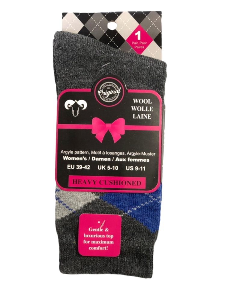 Women's Argyle Socks front picture