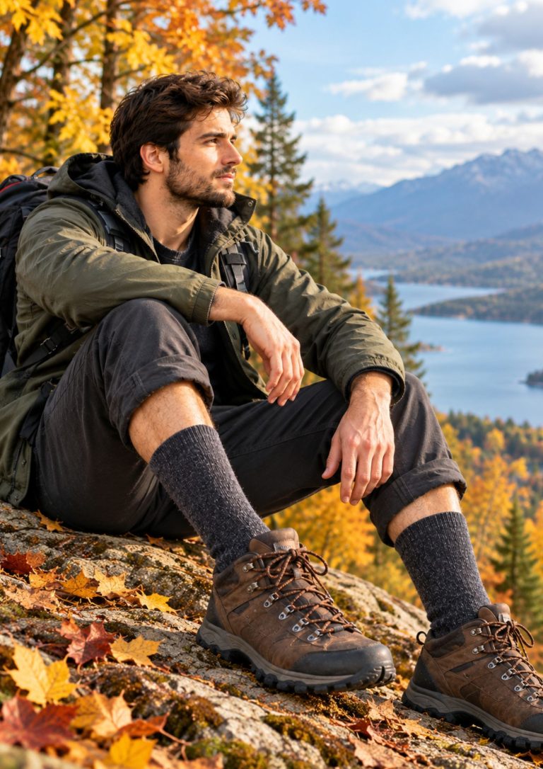 medium weight boot socks life style picture (5)