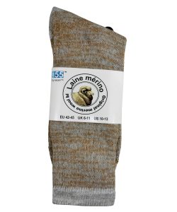 merino wool blend socks front picture