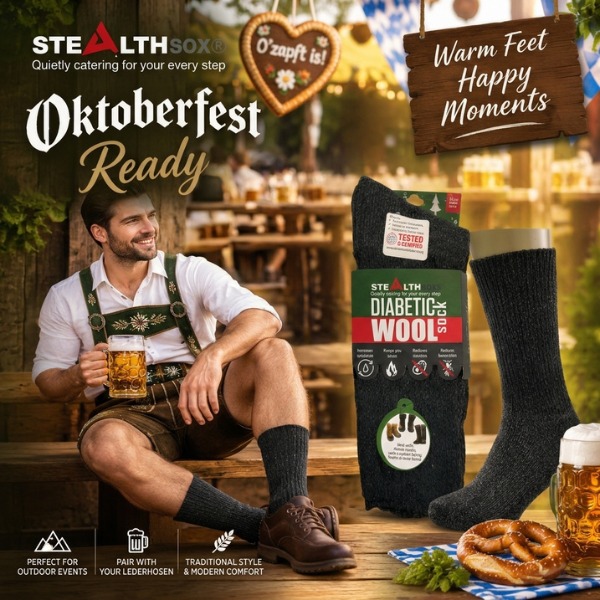 Diabetic Wool Socks 600x600